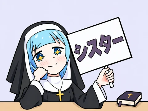 アテナちゃんのシスターランキング看板